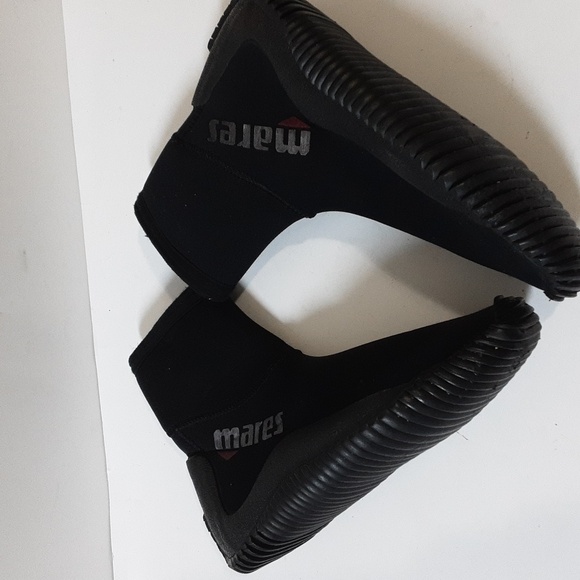 Mares  Dive Adult  Classic 3mm Neoprene Boots Mens 5 Rubber Sole - Picture 7 of 10